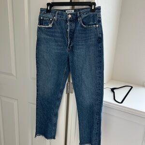Agolde Ankle Straight Jeans